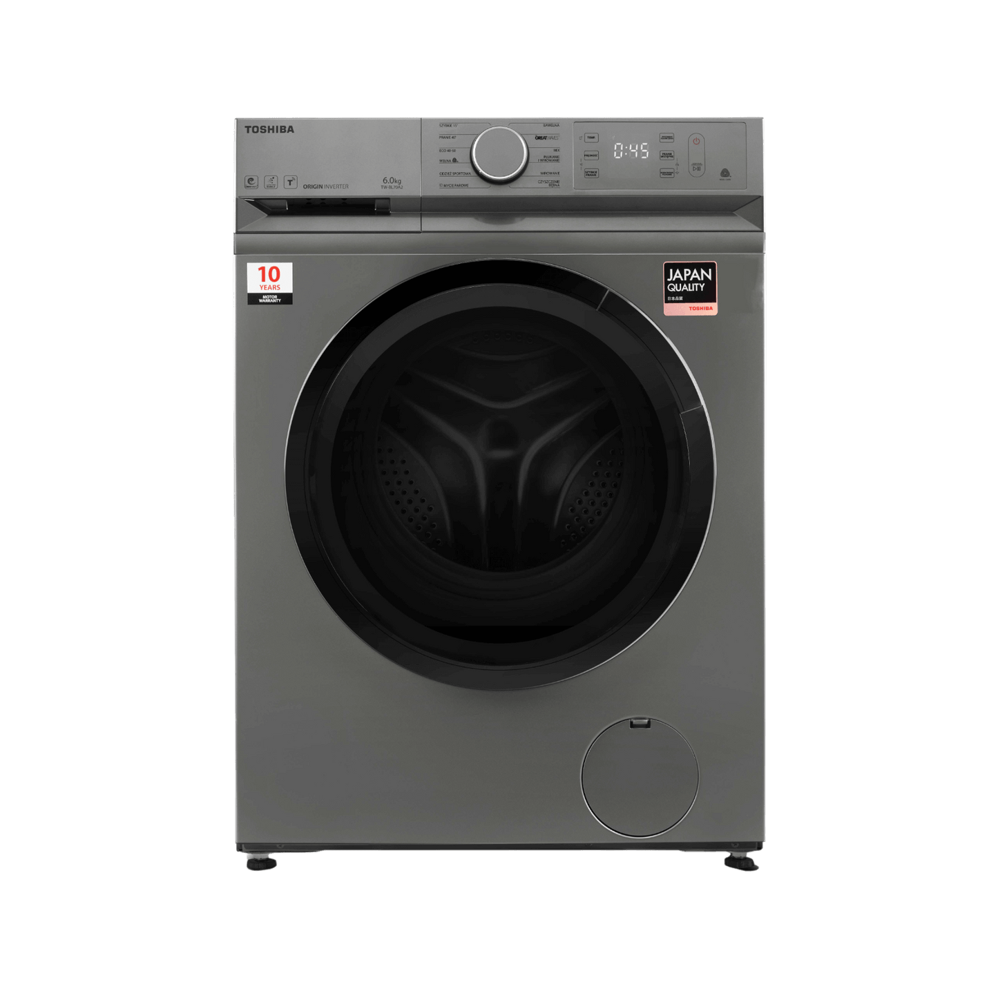 Pralka wolnostojąca Toshiba TW-BL70A2PL(SS) Slim 6kg 1200rpm