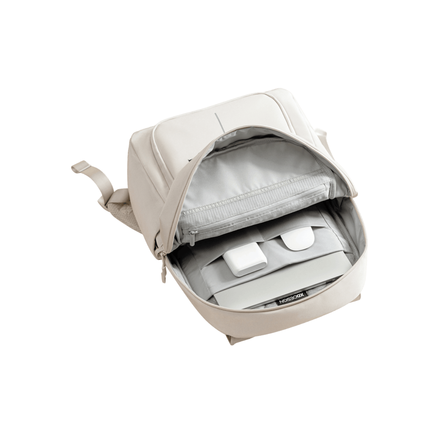 Plecak na laptopa 16" miejski antykradzieżowy XD DESIGN Soft Daypack Beżowy