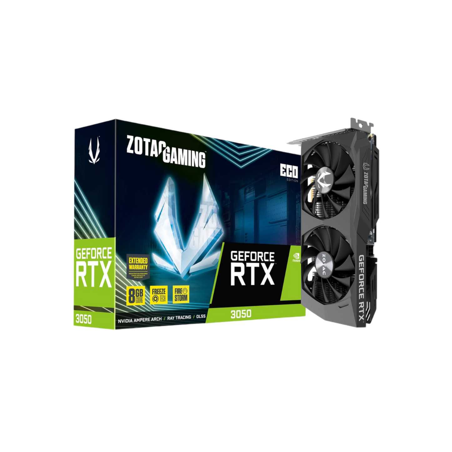 Karta graficzna ZOTAC GAMING GeForce RTX 3050 ECO 8GB GDDR6