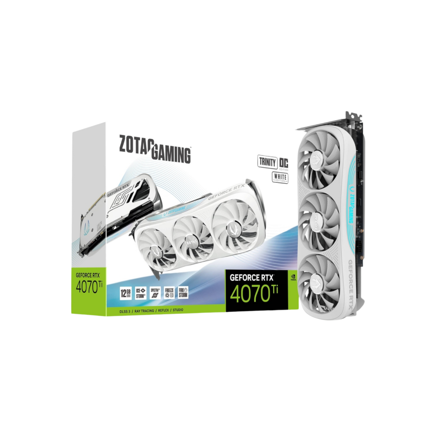 Karta graficzna ZOTAC GAMING GeForce RTX 4070 Ti SUPER Trinity OC White Edition 16GB GDDR6X