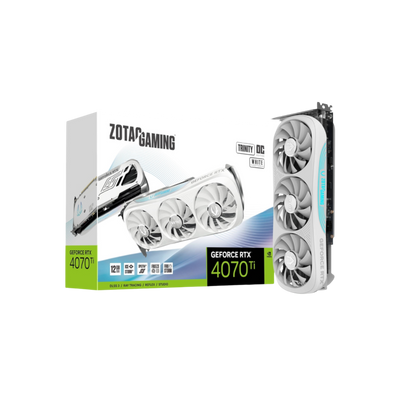 Karta graficzna ZOTAC GAMING GeForce RTX 4070 Ti SUPER Trinity OC White Edition 16GB GDDR6X