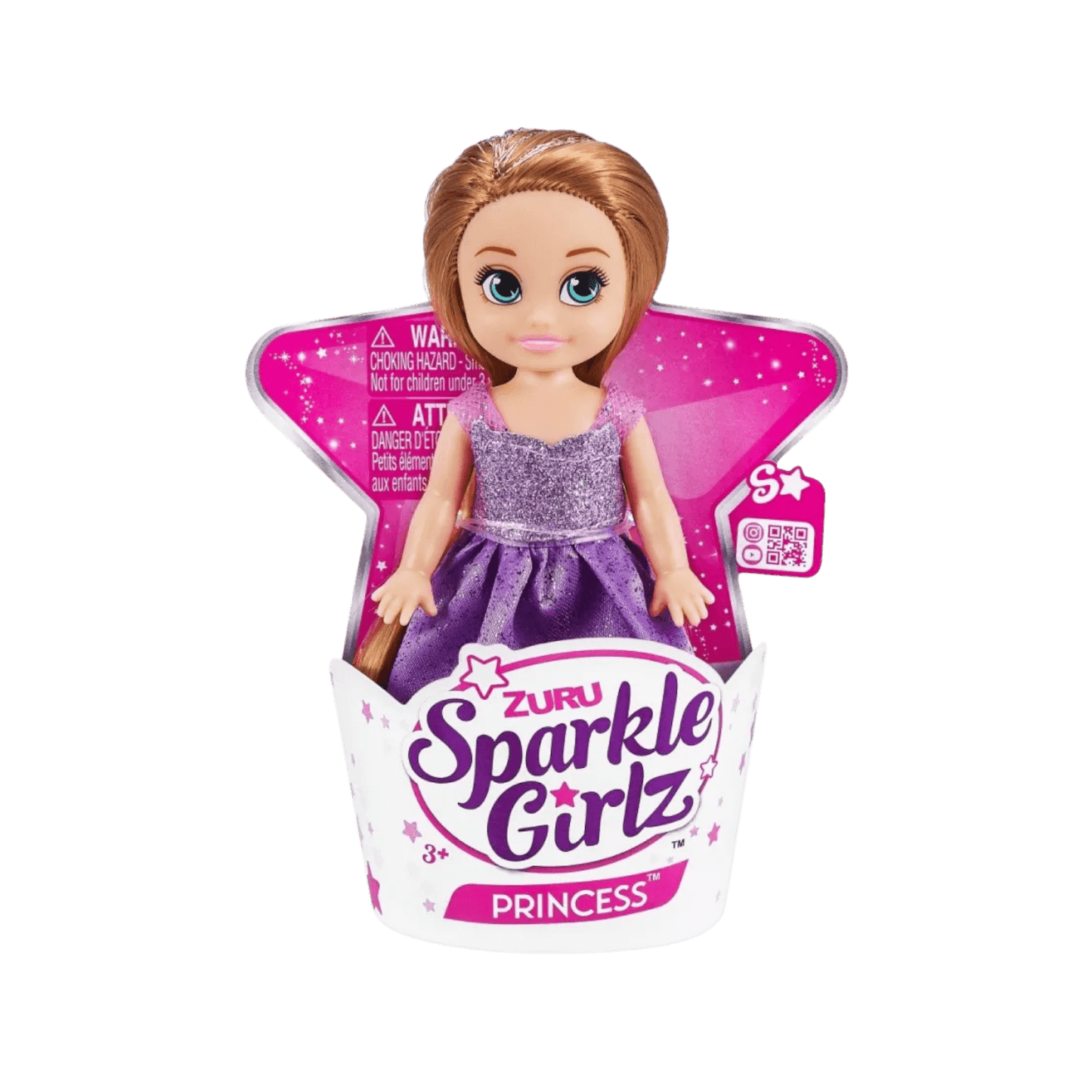 Lalka 4.7 cala ZURU Sparkle Girlz Księżniczka Zestaw 48 sztuk