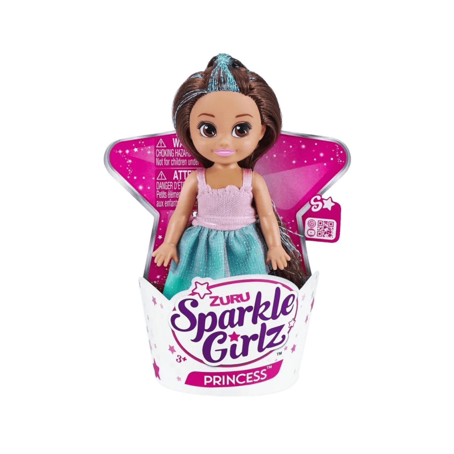 Lalka 4.7 cala ZURU Sparkle Girlz Księżniczka Zestaw 48 sztuk