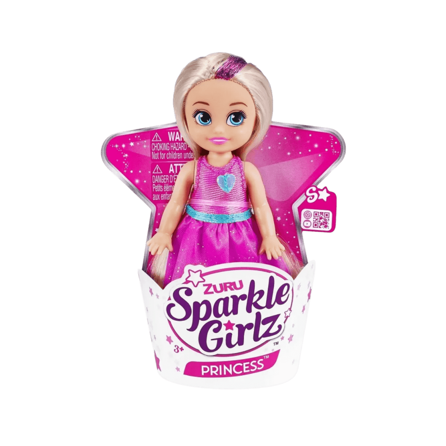 Lalka 4.7 cala ZURU Sparkle Girlz Księżniczka Zestaw 48 sztuk