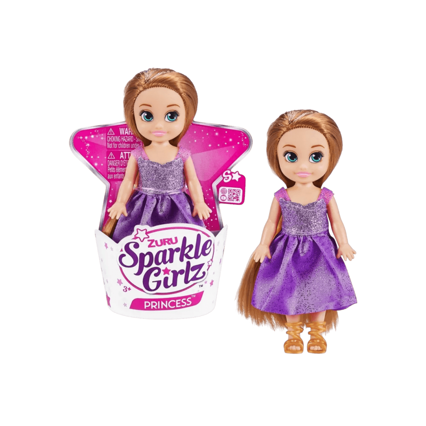 Lalka 4.7 cala ZURU Sparkle Girlz Księżniczka Zestaw 48 sztuk