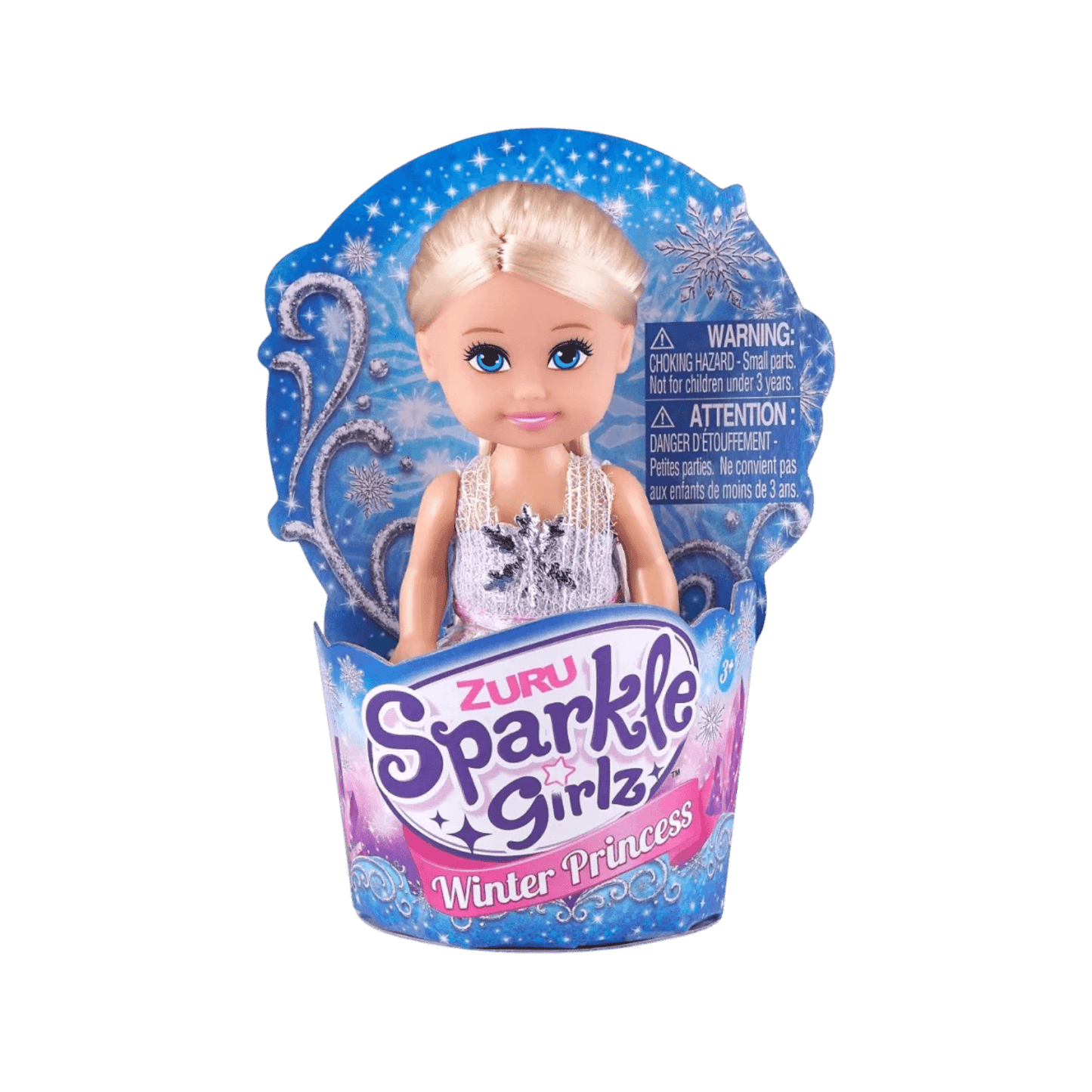 Lalka 4.7 cala ZURU Sparkle Girlz Zimowa Księżniczka Zestaw 48 sztuk