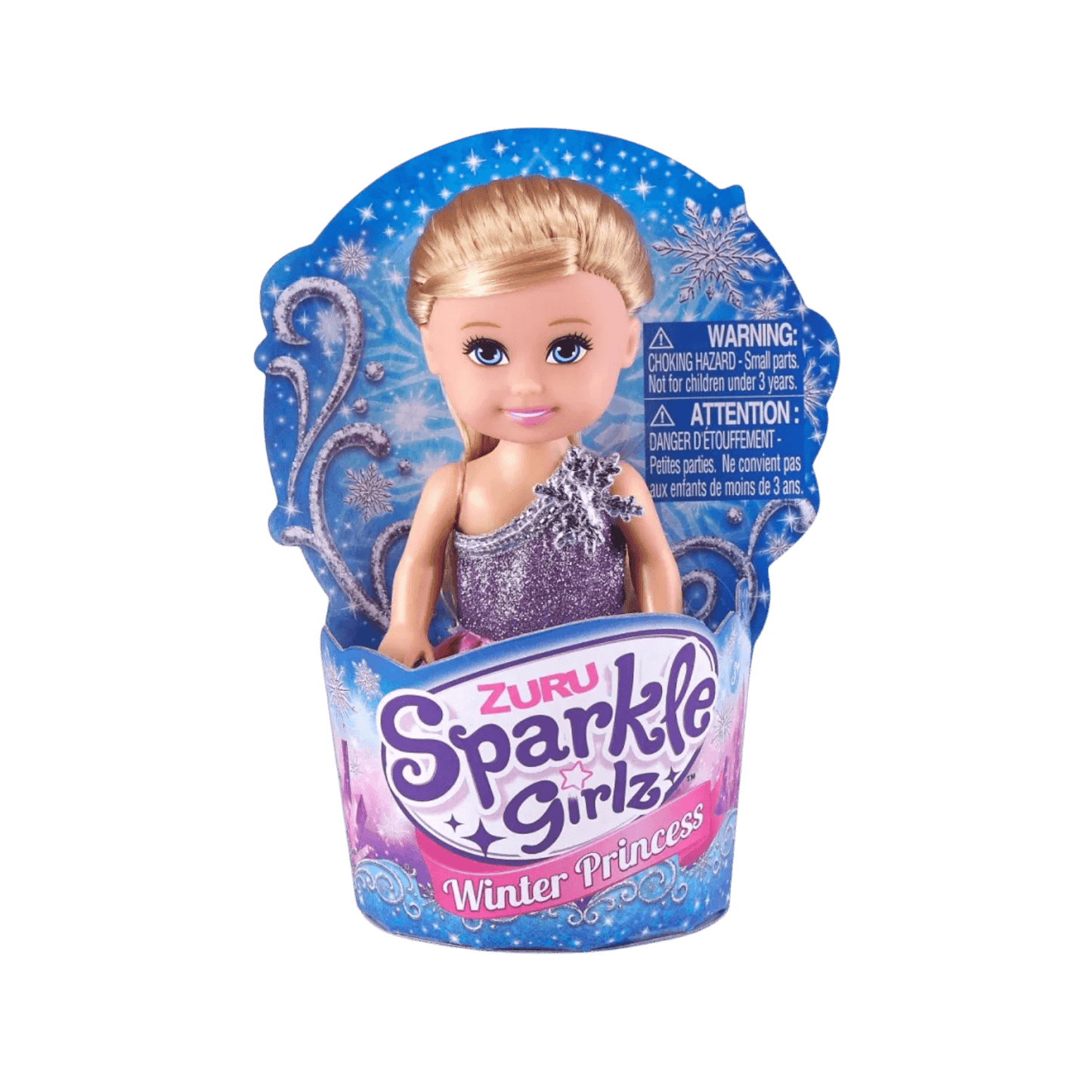 Lalka 4.7 cala ZURU Sparkle Girlz Zimowa Księżniczka Zestaw 48 sztuk