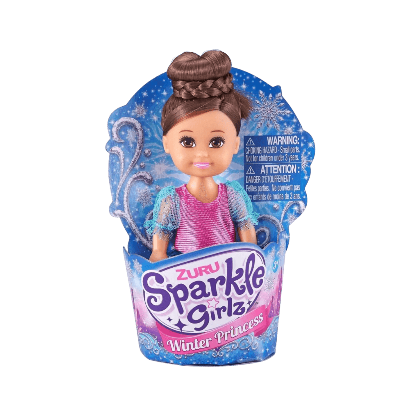 Lalka 4.7 cala ZURU Sparkle Girlz Zimowa Księżniczka Zestaw 48 sztuk