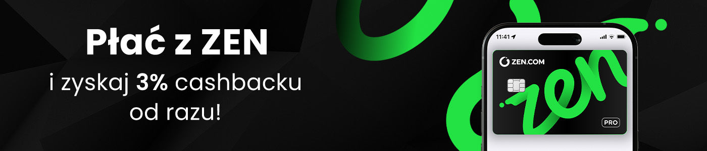 Płać z ZEN i zyskaj 3% cashbacku