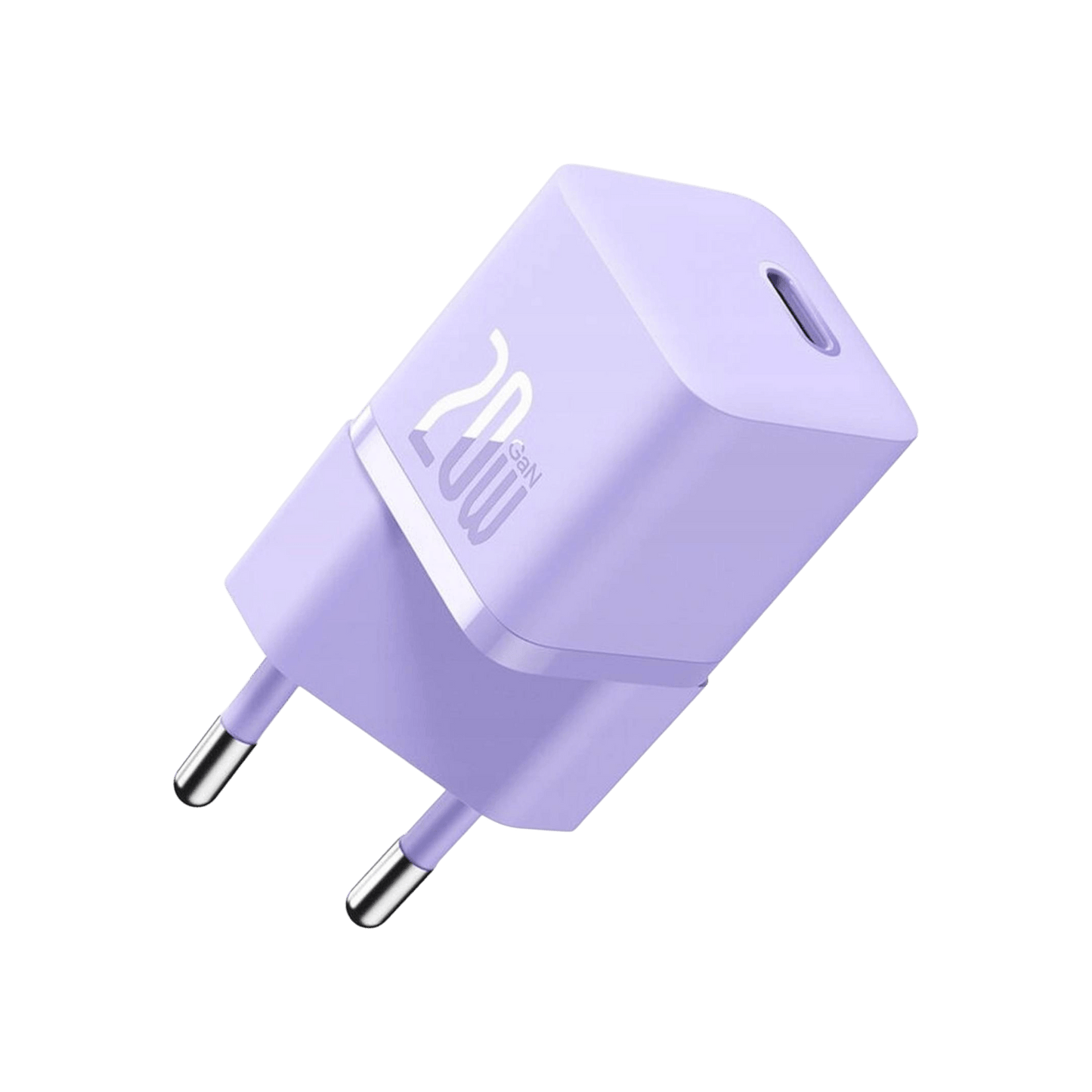 Ładowarka Baseus GaN5 Fast Charger mini 1C 20W Fioletowy Bok