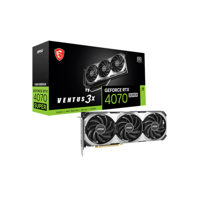 Karta graficzna MSI GeForce RTX 4070 SUPER VENTUS 3X OC 12GB GDDR6X