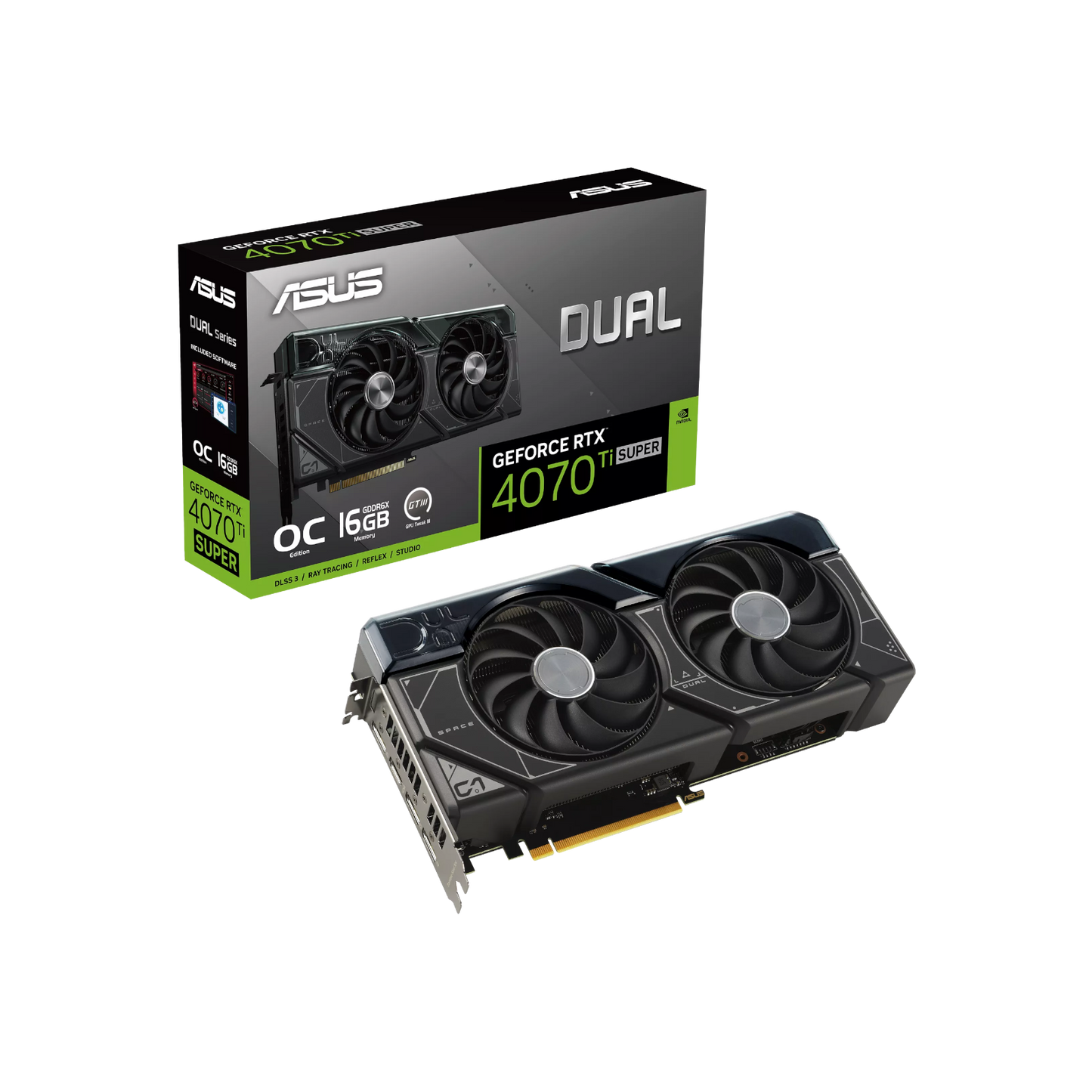 Karta graficzna Asus Dual GeForce RTX 4070 Ti SUPER OC 16GB GDDRX6