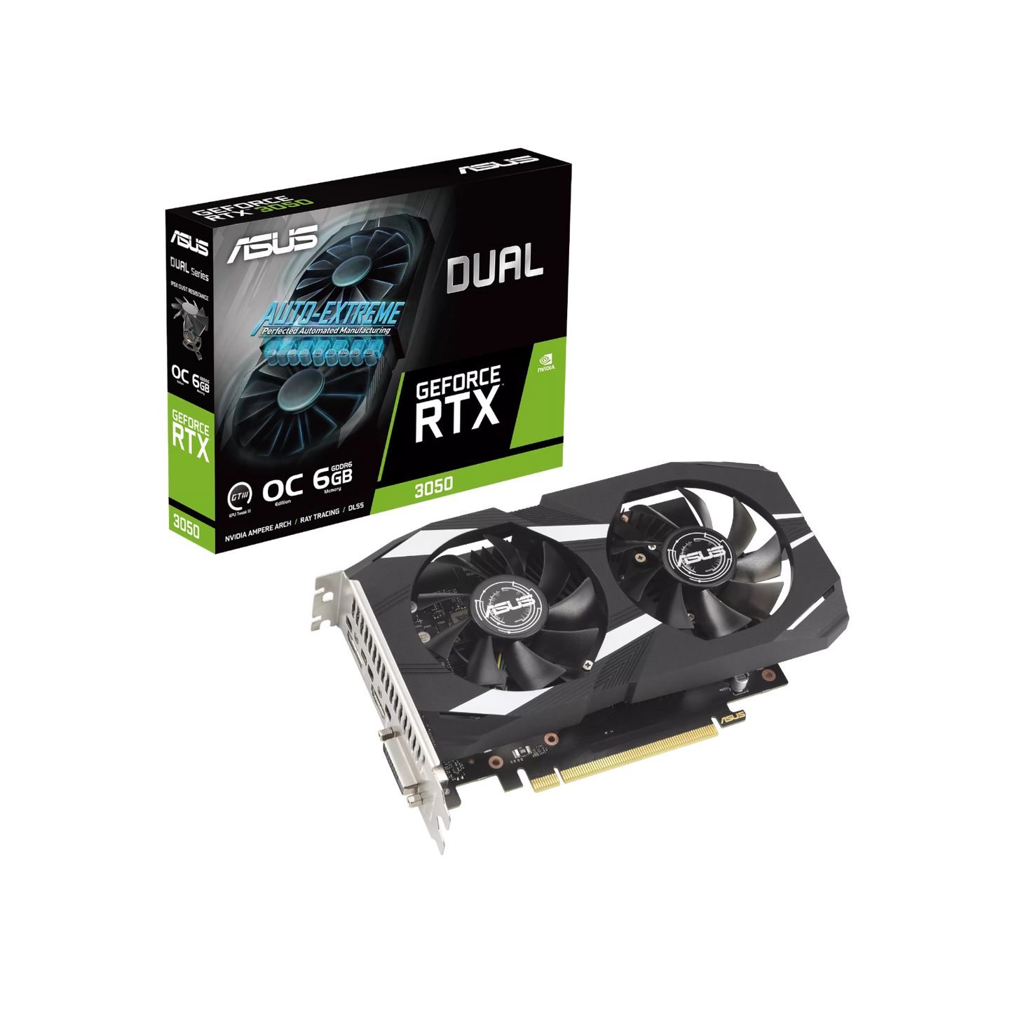 Karta graficzna Asus Dual GeForce RTX 3050 OC 6GB GDDR6