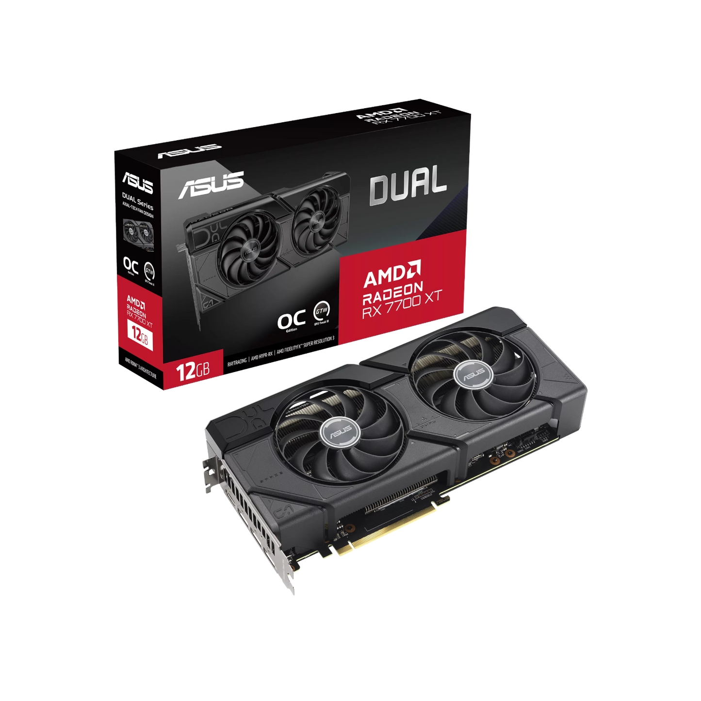 Karta graficzna Asus Dual Radeon RX 7700 XT OC 12GB GDDR6