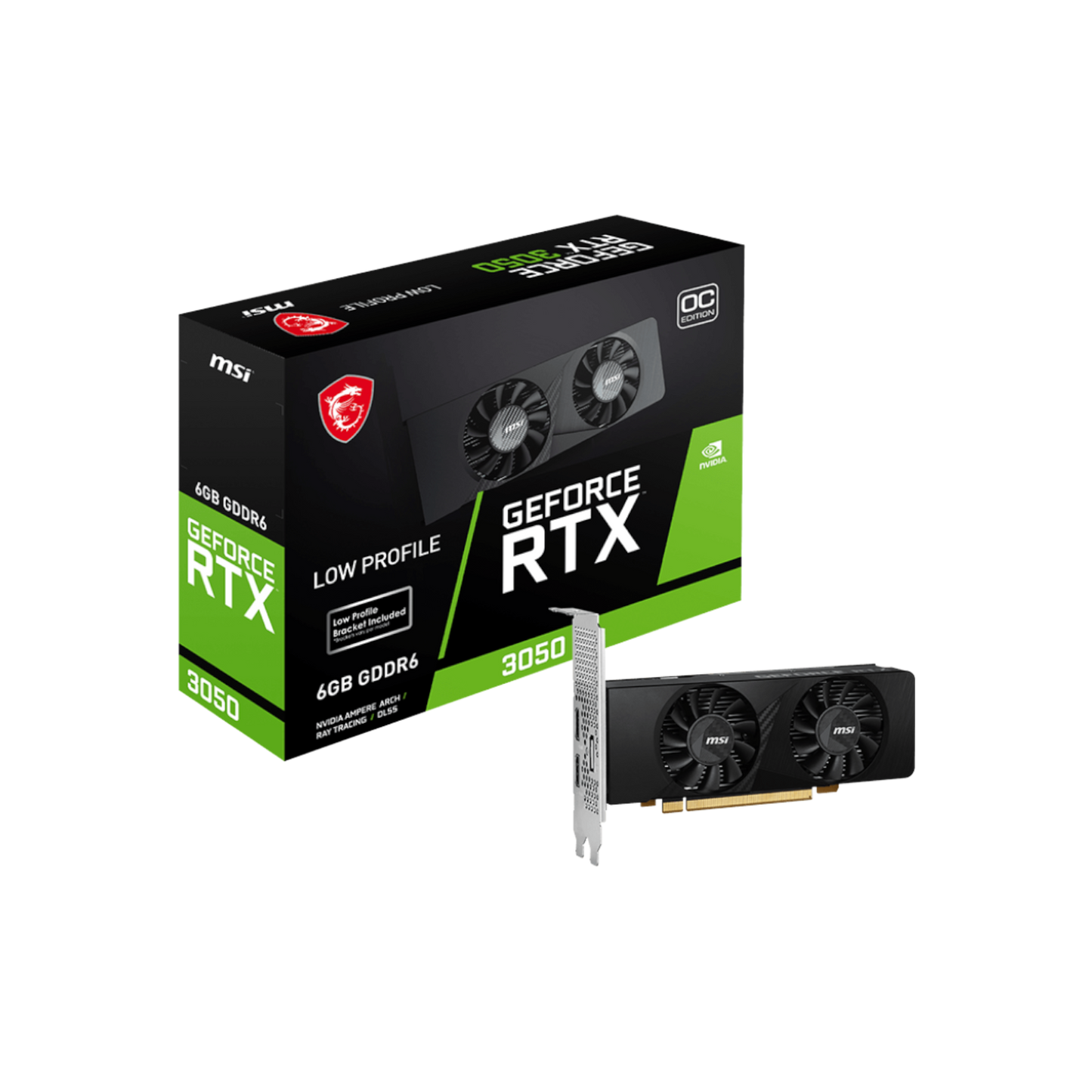 Karta graficzna MSI GeForce RTX 3050 LP OC 6GB GDDR6