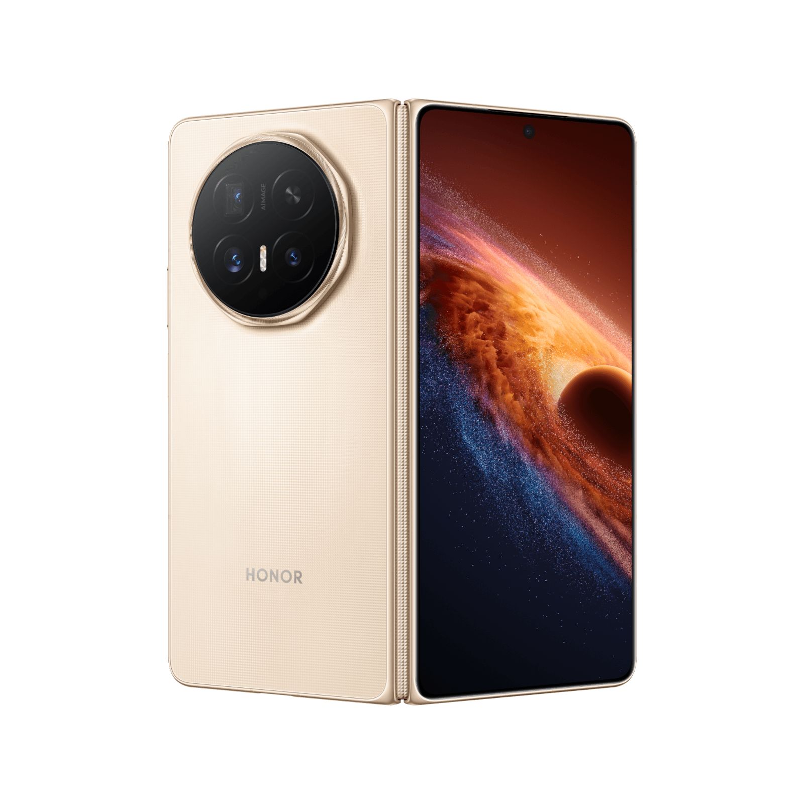 Smartfon HONOR Magic V6 Złoty Rozłożony