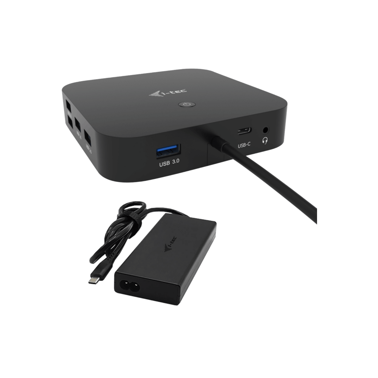 Stacja dokująca i-tec USB-C Dual Display Docking Station Power Delivery 100 W + Zasilacz i-tec Universal Charger 100 W