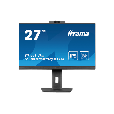 Monitor iiyama ProLite XUB2790QSUH-B1 27" IPS QHD Kamera Windows Hello