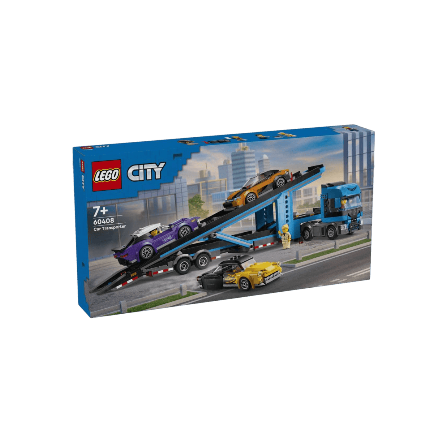 LEGO City Zestaw Laweta z samochodami sportowymi 60408