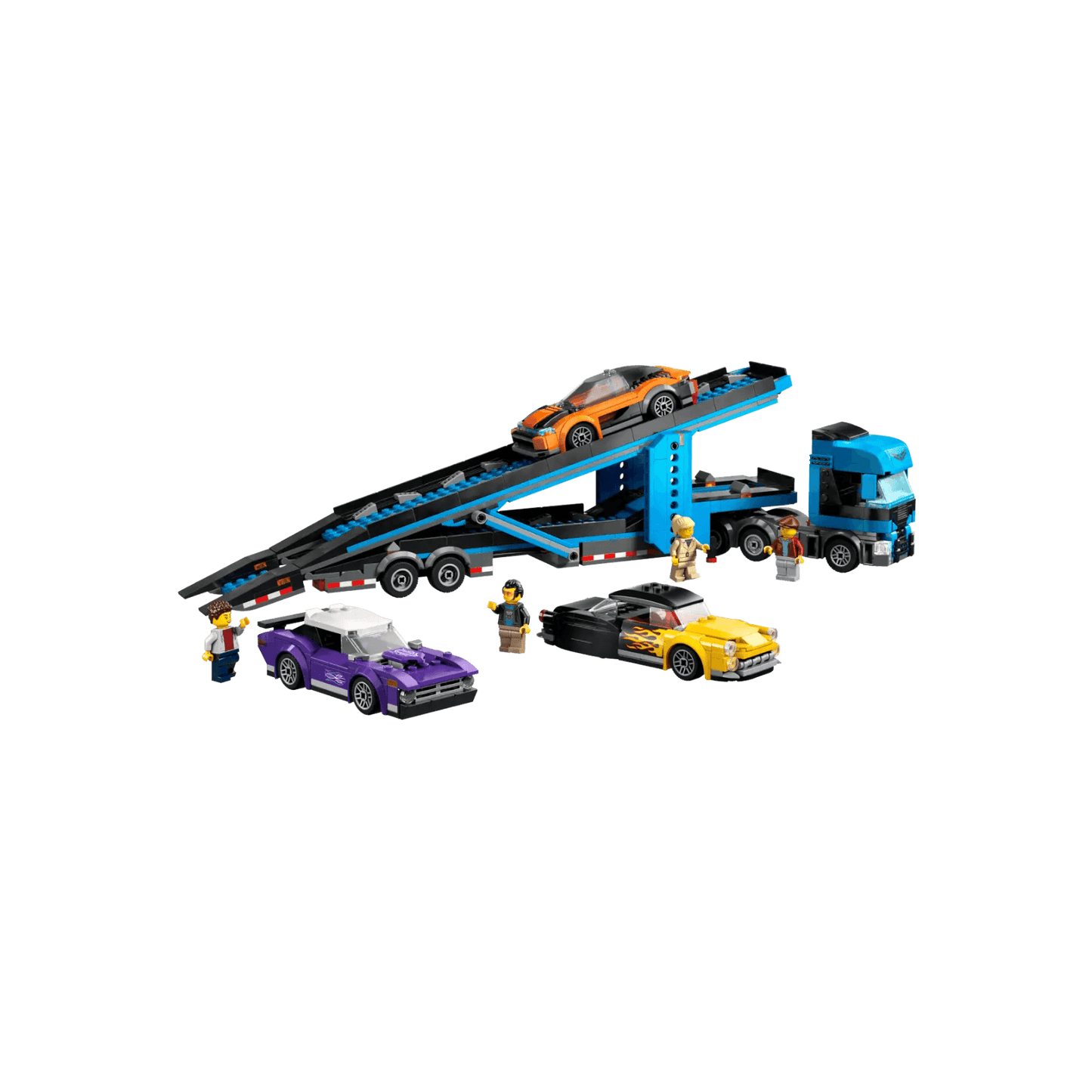 LEGO City Zestaw Laweta z samochodami sportowymi 60408