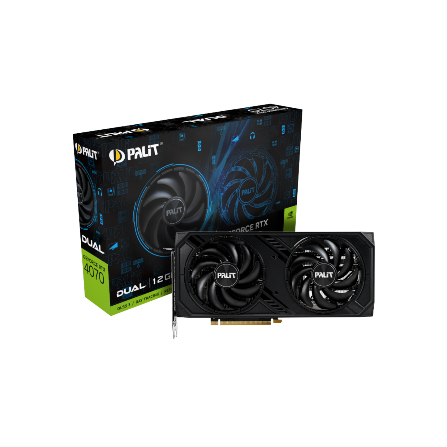 Karta graficzna Palit GeForce RTX 4070 Dual 12GB GDDR6X