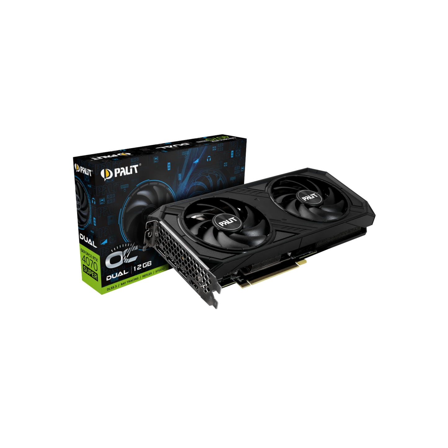 Karta graficzna Palit GeForce RTX 4070 SUPER Dual OC 12GB GDDR6X