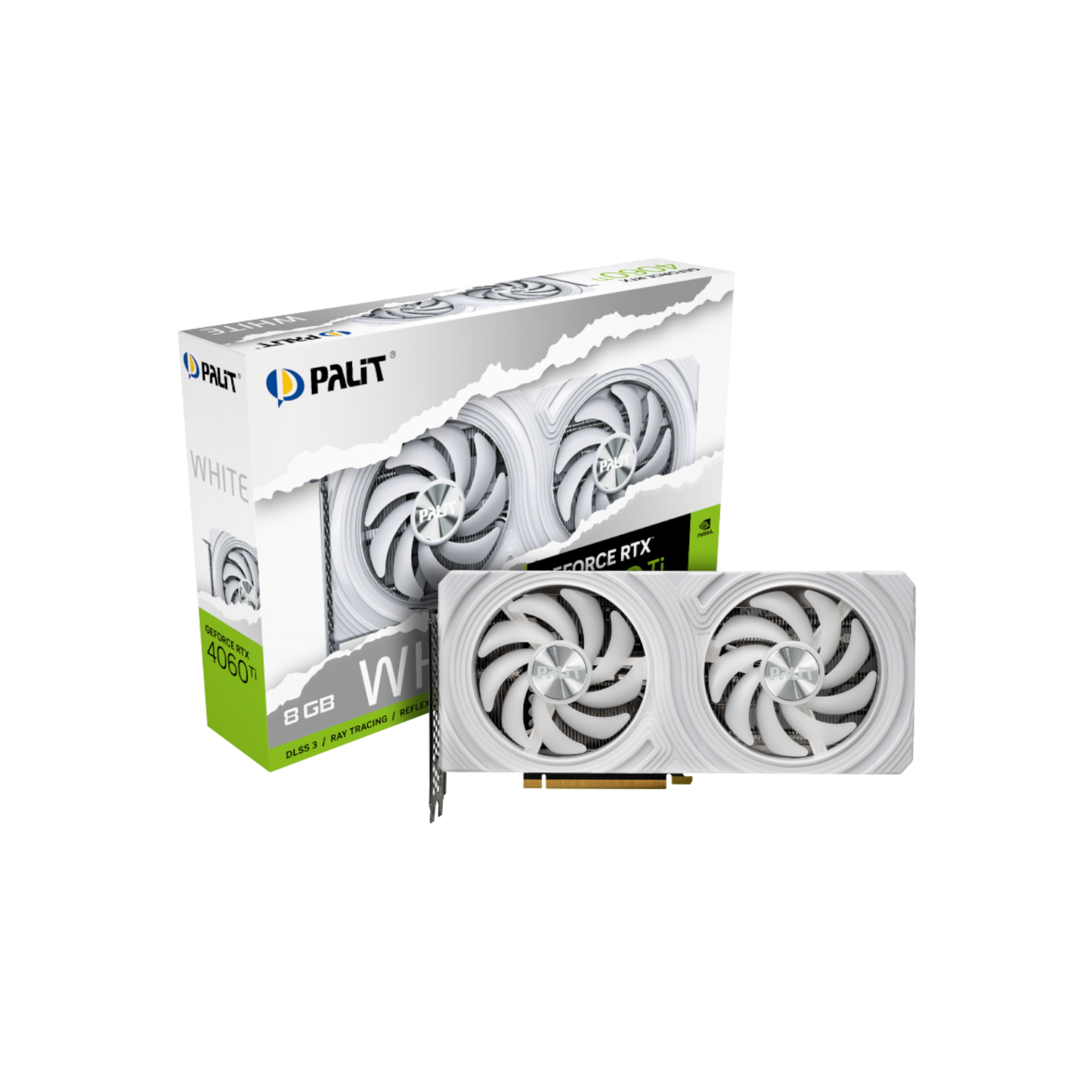 Karta graficzna Palit GeForce RTX 4060 Ti White 8GB GDDR6