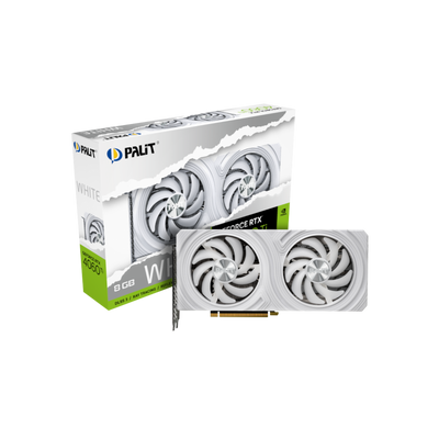 Karta graficzna Palit GeForce RTX 4060 Ti White 8GB GDDR6