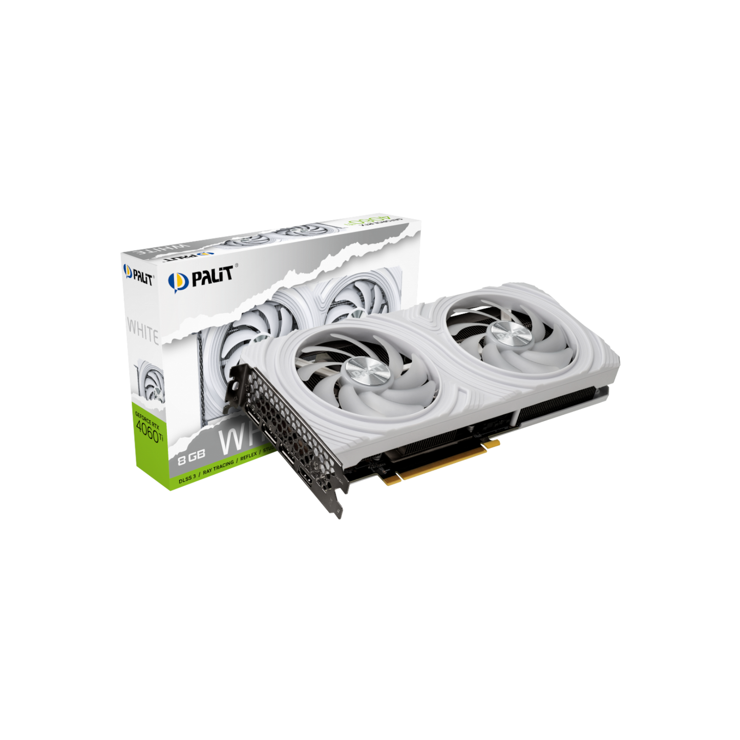 Karta graficzna Palit GeForce RTX 4060 Ti White 8GB GDDR6