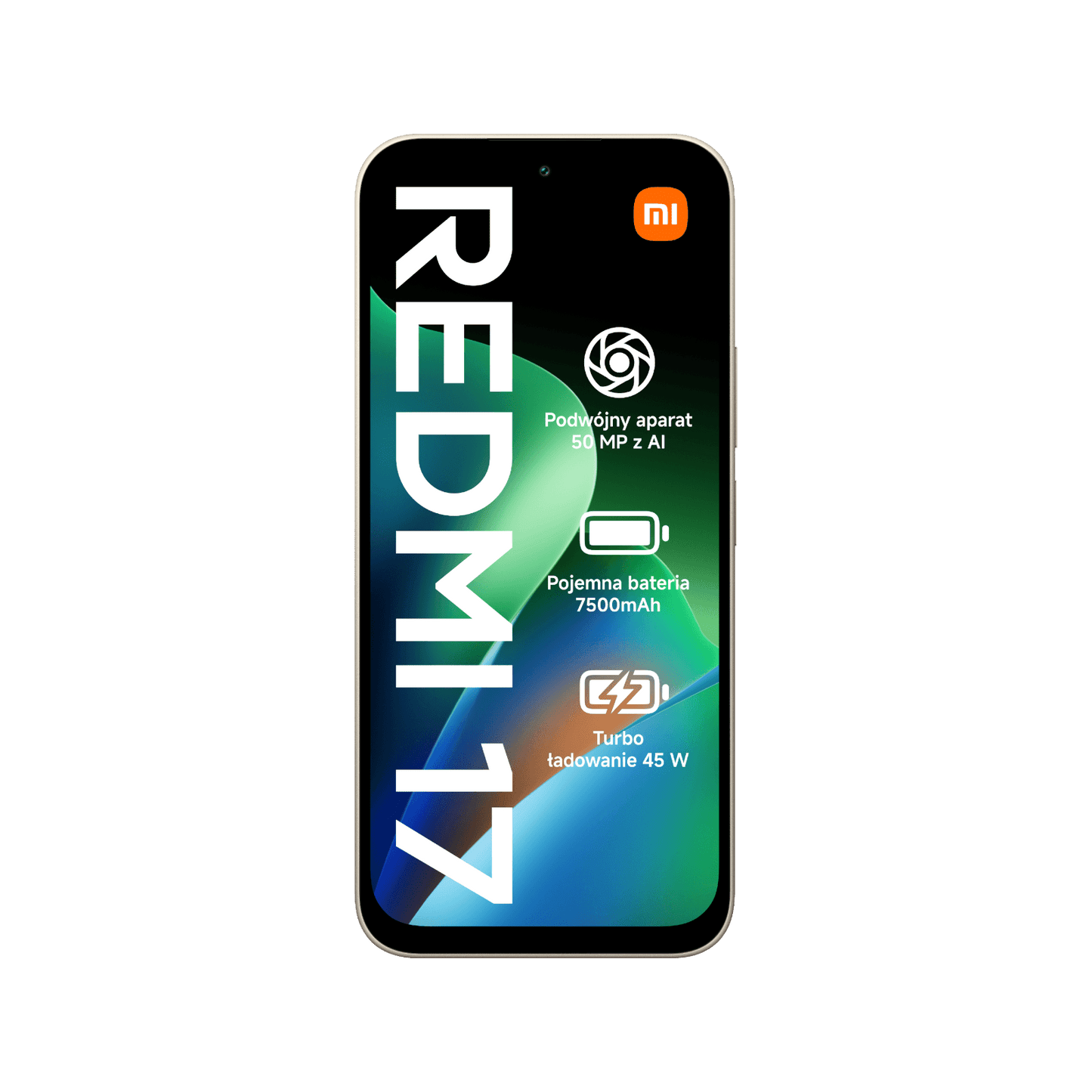 Smartfon Redmi 17 Zielony Front