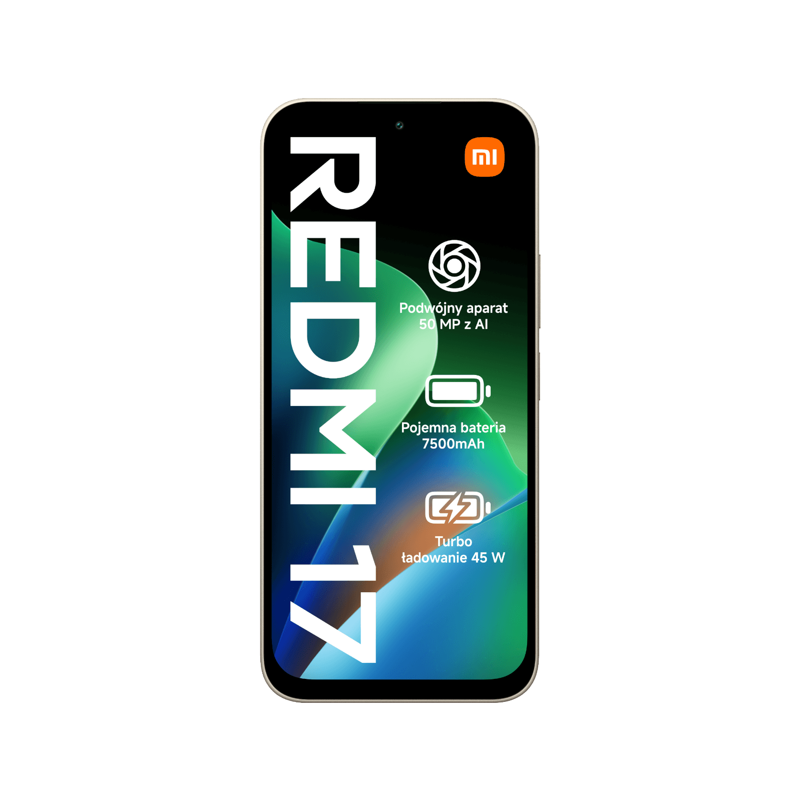 Smartfon Redmi 17 Zielony Front