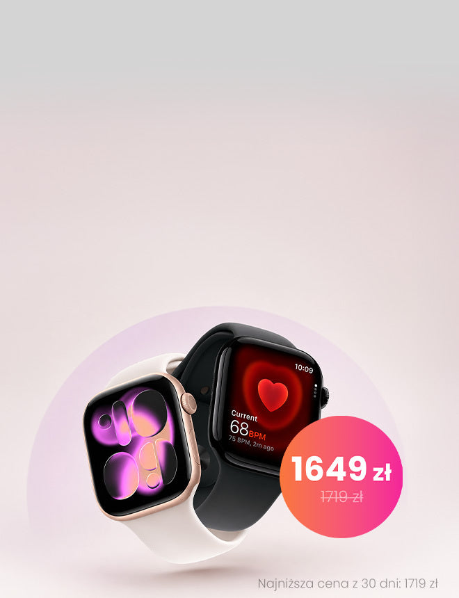 Apple Watch 11 GPS 46 mm
w promocyjnej cenie za 1649 zł