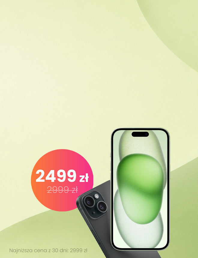 Apple iPhone 15 za 2499 zł w SimplyBuy