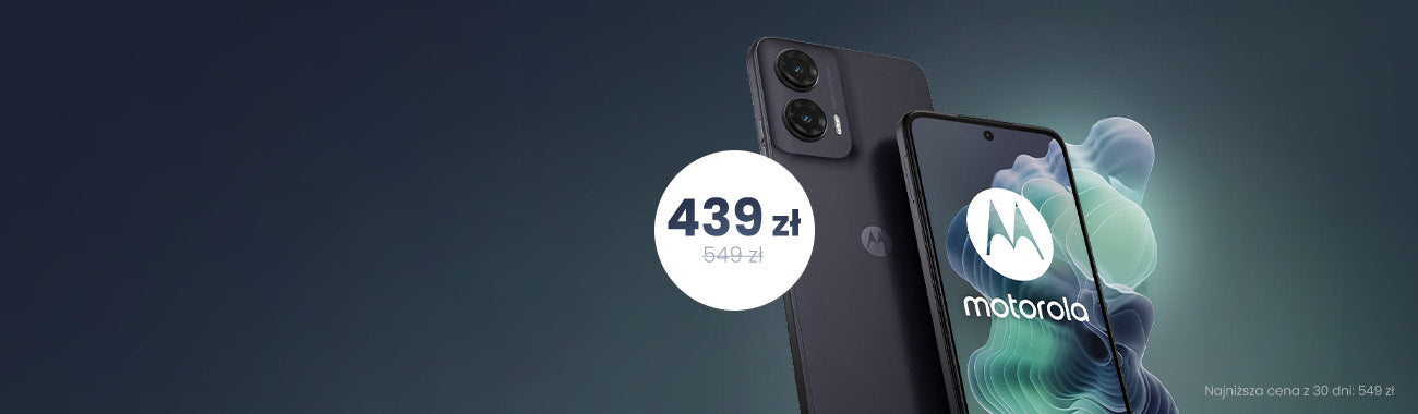 Promocja na smartfon Motorola Moto G35 5G za 439 zł