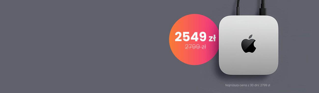 Cena promocyjna MiniPC Apple Mac Mini 2024 M4 16/256GB US