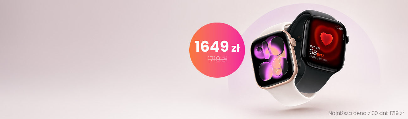 Smartwatch Apple Watch 11 GPS 46 mm
w promocyjnej cenie za 1649 zł