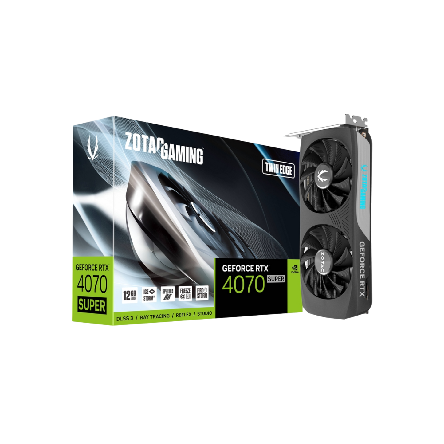 Karta graficzna ZOTAC GAMING GeForce RTX 4070 SUPER TWIN EDGE 12GB GDDRX6