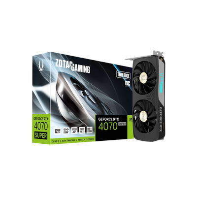 Karta graficzna ZOTAC GAMING GeForce RTX 4070 SUPER Twin Edge OC 12GB GDDRX6