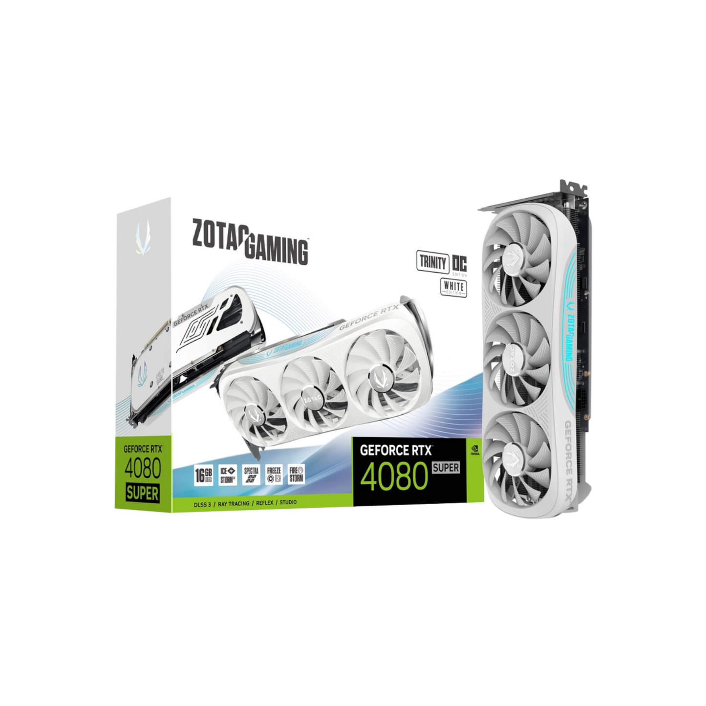 Karta graficzna ZOTAC GAMING GeForce RTX 4080 SUPER Trinity OC White 16GB GDDR6X