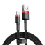 Kabel USB-A Lightning Baseus Cafule 1.5A 2m Czarno-czerwony od Baseus w SimplyBuy.pl