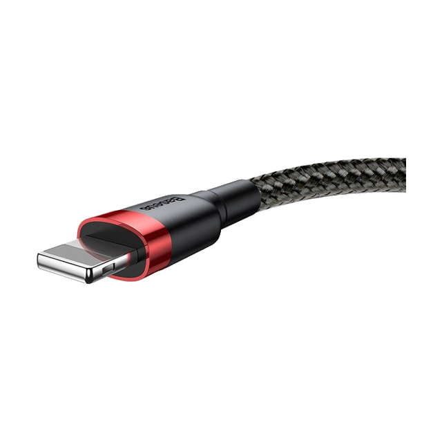 Kabel USB-A Lightning Baseus Cafule 1.5A 2m Czarno-czerwony od Baseus w SimplyBuy.pl