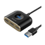 Adapter Baseus Square Round HUB USB Czarny od Baseus w SimplyBuy.pl
