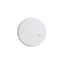 a close up of a white lid on a white surface