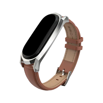 Opaska skórzana do Mi Smart Band 5/6 od TechProtect w SimplyBuy.pl